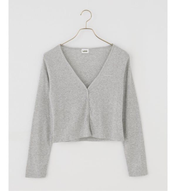 JOINT WORKS「irojikake/イロジカケ HEART WARM CARDIGAN」|ニット・セーター|グレーA