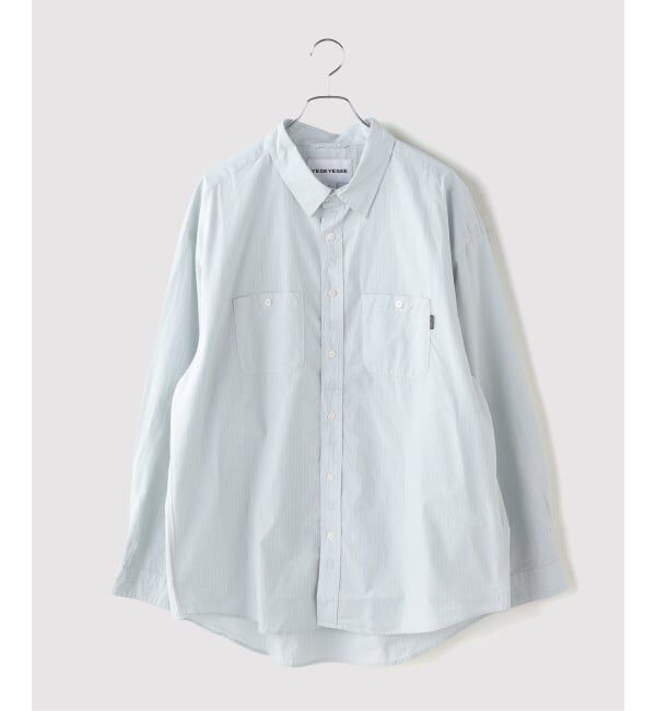 JOINT WORKS「YESEYESEE / イエスアイシー Plop Stripe Shirt」|シャツ・ブラウス|グリーン B
