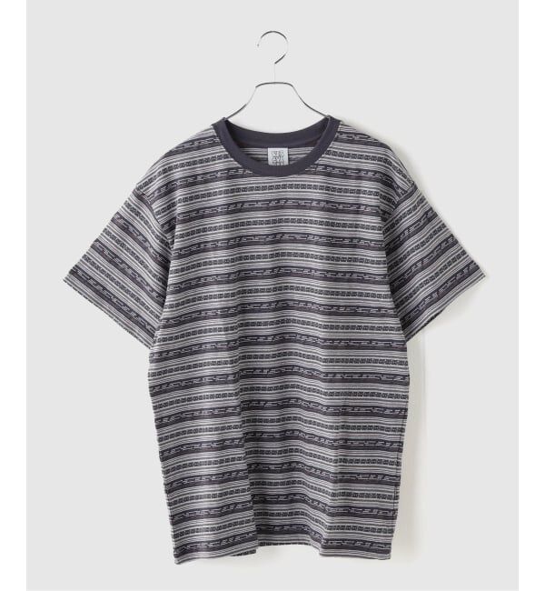 JOINT WORKS「YESEYESEE / イエスアイシー Y.E.S Jacquard Stripe Tee」|Tシャツ・カットソー|グレー
