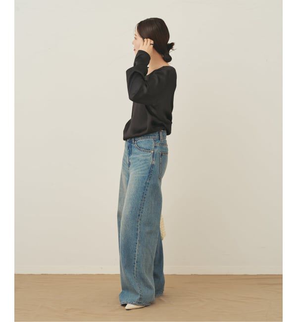 Plage「Memory Satin Back Wrap ブラウス」|シャツ・ブラウス|