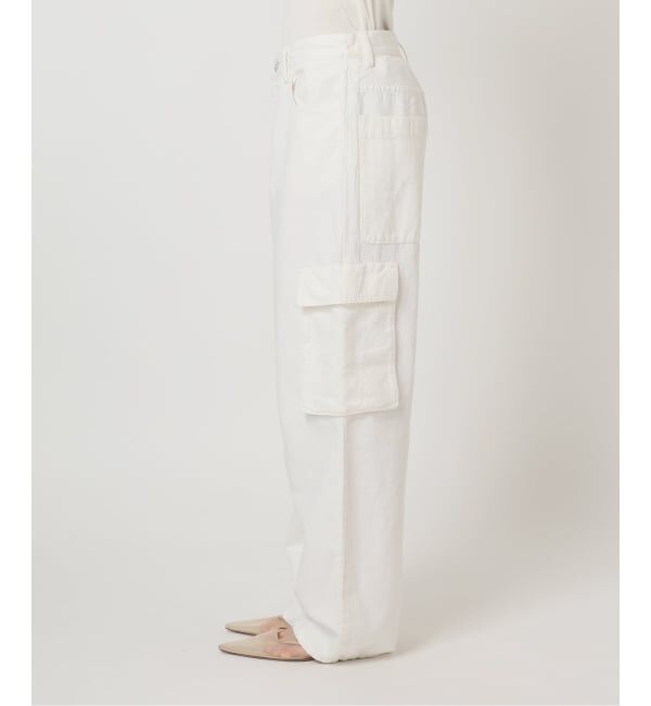 Plage「R&rsquo;IAM 麻混ホワイトデニムパンツ」|デニム|