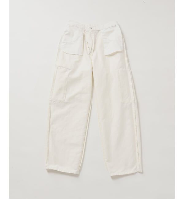 Plage「R&rsquo;IAM 麻混ホワイトデニムパンツ」|デニム|