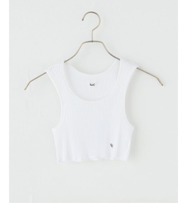Plage「《一部店舗・WEB限定》TANC TOKYO / タンクトウキョウ SUPER SHORT SKIN トップス」|タンクトップ|ホワイト