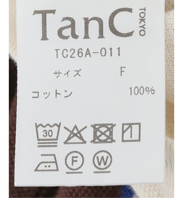 Plage「《一部店舗・WEB限定》TANC TOKYO / タンクトウキョウ PIQUET BORDER TANK ロンパース」|タンクトップ|