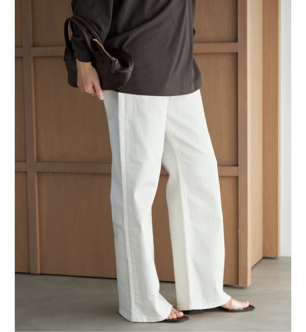 Plage「vintage like デニムパンツ」|デニム|ホワイト