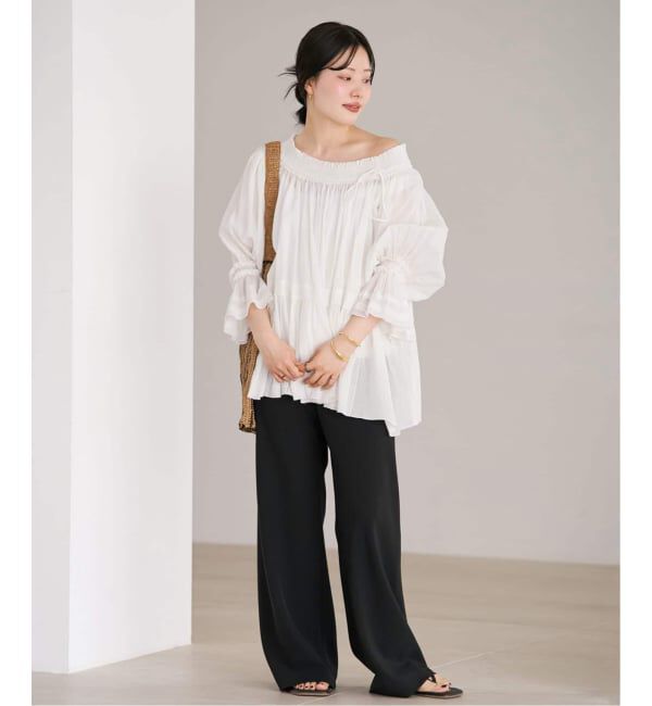 Plage「《一部カラーWEB限定追加》Bias Relax パンツ 10」|その他|