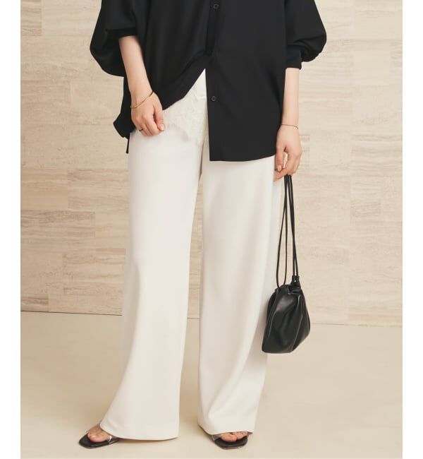 Plage「《一部カラーWEB限定追加》Bias Relax パンツ 10」|その他|