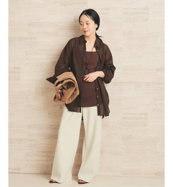 Plage「《一部カラーWEB限定追加》Bias Relax パンツ 10」|その他|