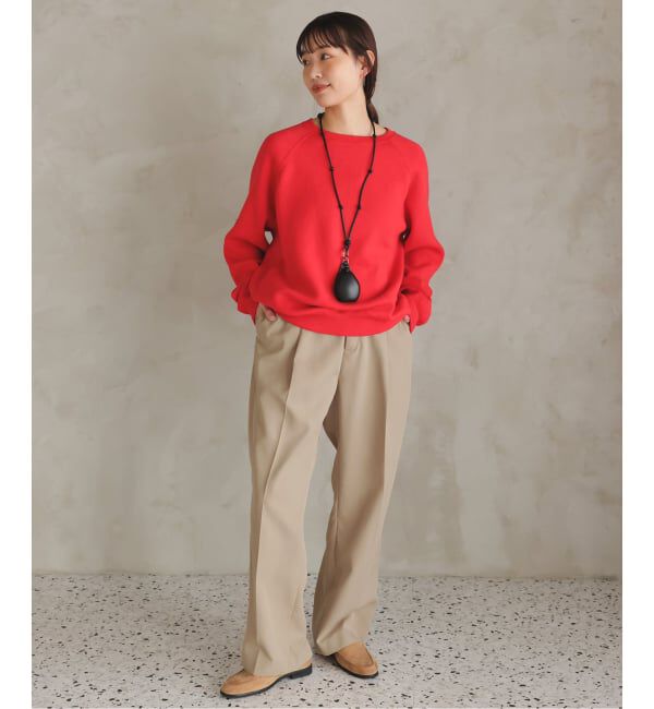 SLOBE IENA「《セットアップ対応可/WEBのみ4サイズ展開》撥水2タックチノパンツ」|チノ|