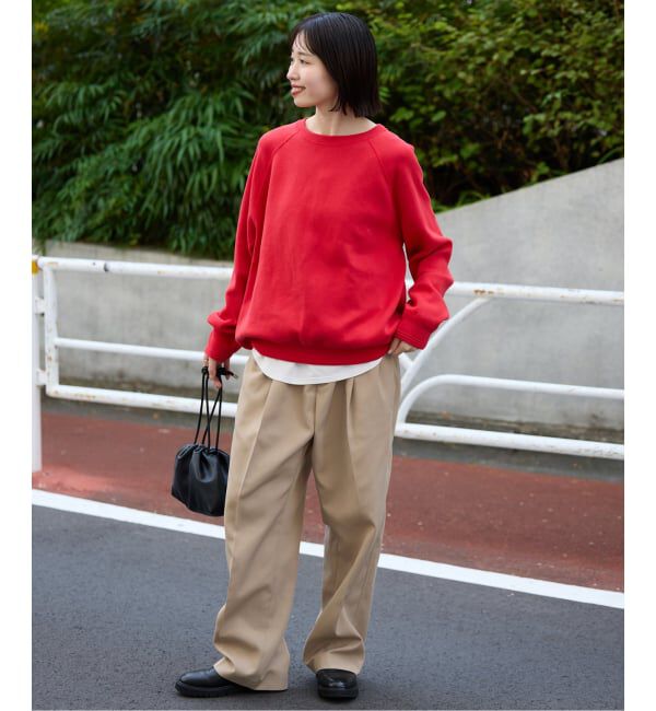 SLOBE IENA「《セットアップ対応可/WEBのみ4サイズ展開》撥水2タックチノパンツ」|チノ|