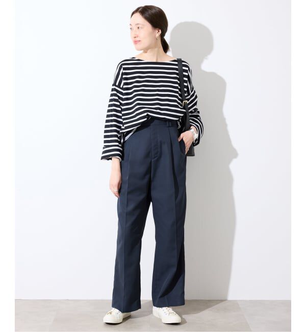 SLOBE IENA「《セットアップ対応可/WEBのみ4サイズ展開》撥水2タックチノパンツ」|チノ|