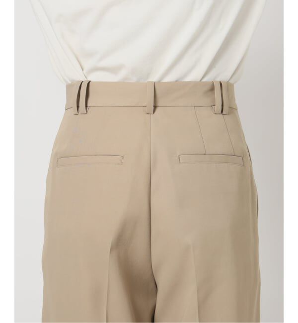 SLOBE IENA「《セットアップ対応可/WEBのみ4サイズ展開》撥水2タックチノパンツ」|チノ|