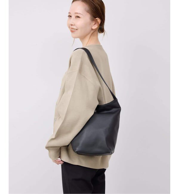 SLOBE IENA「《追加2》ダブルフェイスジャージースナップカーディガン」|カーディガン|