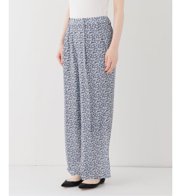 SLOBE IENA「《WEB限定》Blue Flowerパンツ」|その他|