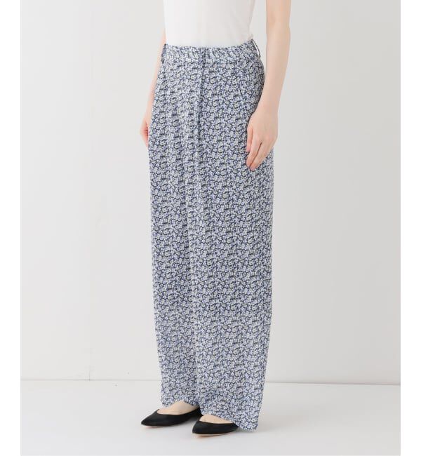 SLOBE IENA「《WEB限定》Blue Flowerパンツ」|その他|