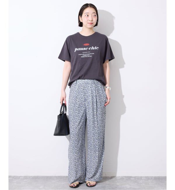 SLOBE IENA「《WEB限定》Blue Flowerパンツ」|その他|