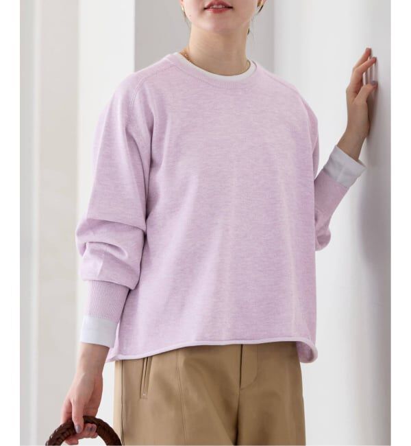IENA「《追加6》LEVITAコットンプルオーバー」|ニット・セーター|