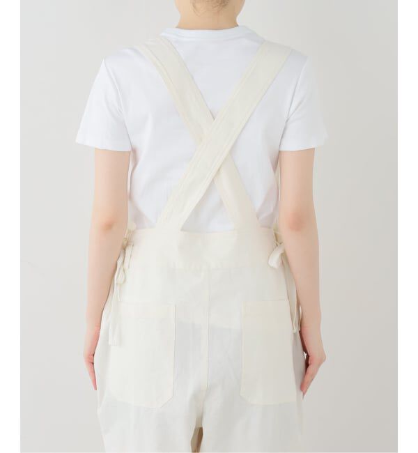 SLOBE IENA「コットンクリンプサロペット」|オールインワン|