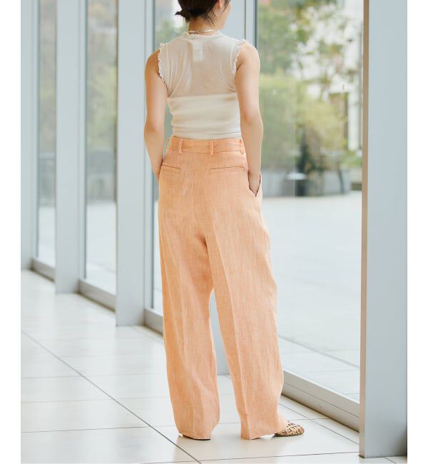 IENA LA BOUCLE「《追加予約》seamless basic./シームレスベーシック Flounce タンクトップ」|タンクトップ|