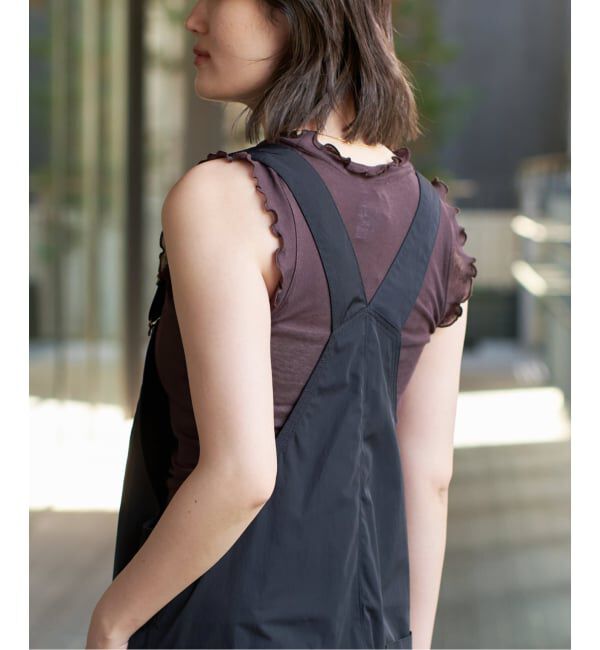 IENA LA BOUCLE「《追加予約》seamless basic./シームレスベーシック Flounce タンクトップ」|タンクトップ|