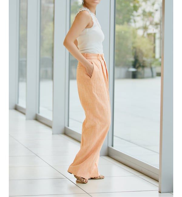 IENA LA BOUCLE「《追加予約》seamless basic./シームレスベーシック Flounce タンクトップ」|タンクトップ|