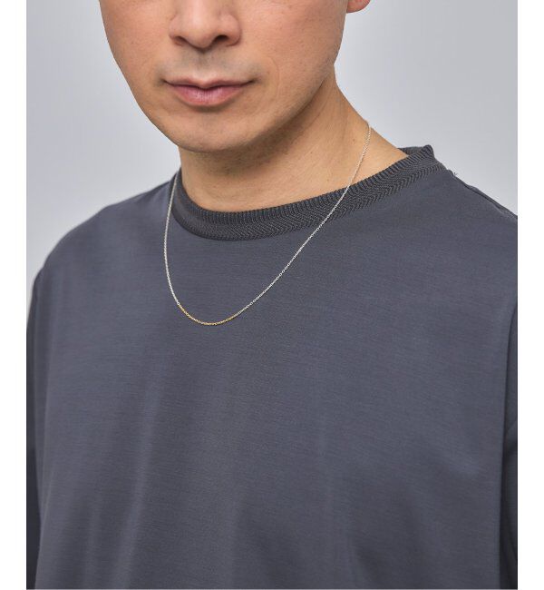 EDIFICE「E. SILK MIX JQ NECK Tシャツ」|Tシャツ・カットソー|