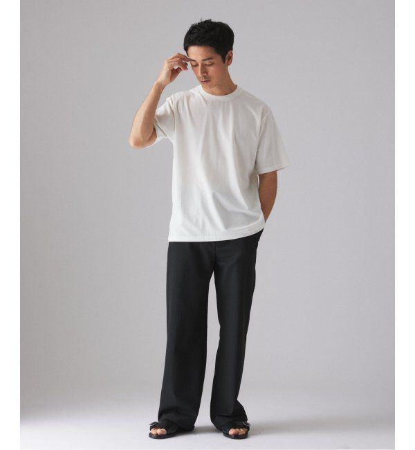 EDIFICE「E. SILK MIX JQ NECK Tシャツ」|Tシャツ・カットソー|
