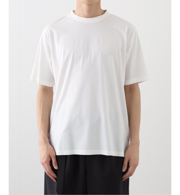 EDIFICE「E. SILK MIX JQ NECK Tシャツ」|Tシャツ・カットソー|