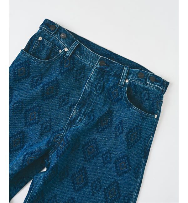 417 EDIFICE「インディゴ ドビー デニム 5Pパンツ」|デニム|