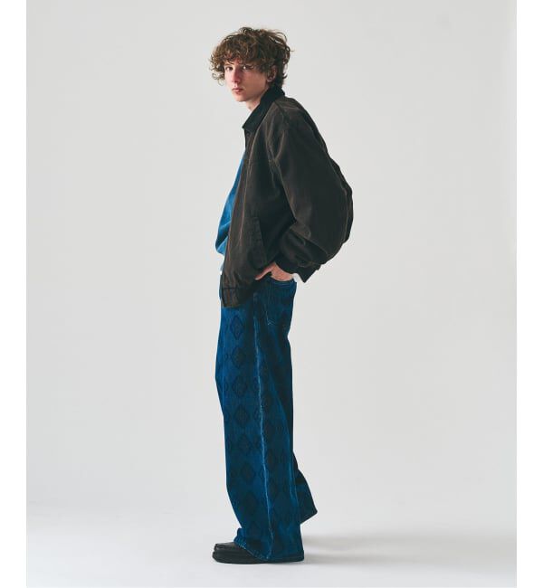 417 EDIFICE「インディゴ ドビー デニム 5Pパンツ」|デニム|