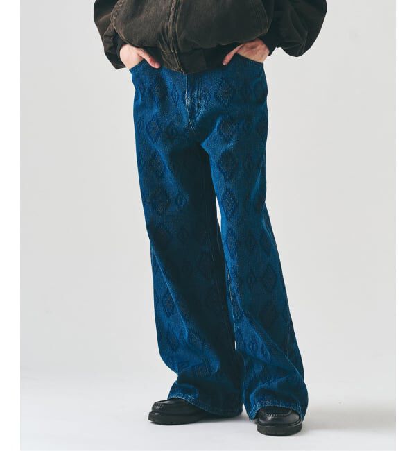 417 EDIFICE「インディゴ ドビー デニム 5Pパンツ」|デニム|