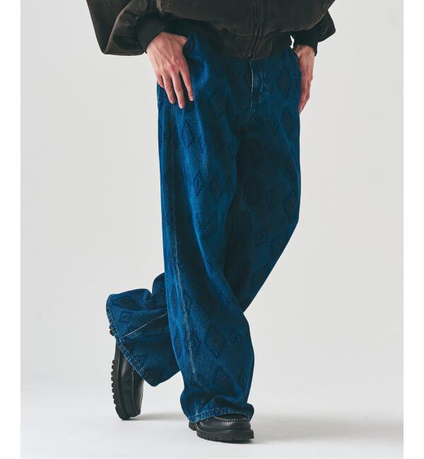 417 EDIFICE「インディゴ ドビー デニム 5Pパンツ」|デニム|