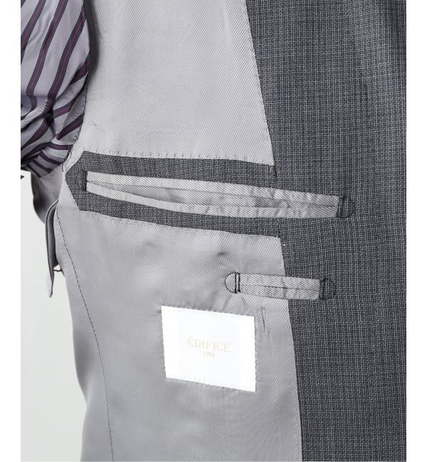 EDIFICE「OLIVER 3ボタン シャンブレー」|スーツ|