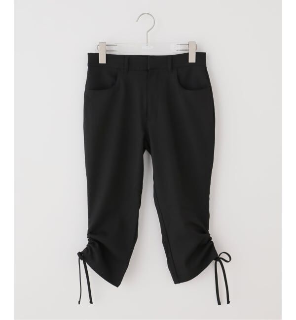 PULP「【Geek Office / ギークオフィス】MILLO WOMEN String Capri Pants」|その他|ブラック