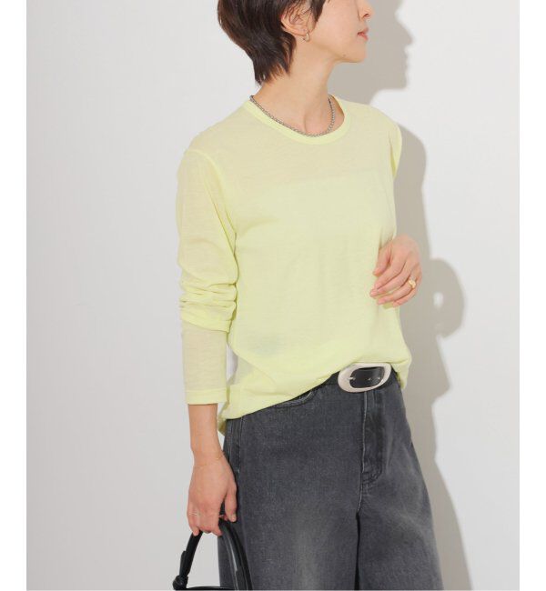 JOURNAL STANDARD relume「《追加2》シアークルーネックロングTシャツ」|Tシャツ・カットソー|