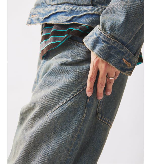 JOURNAL STANDARD relume「スモーキーデニム スーパーワイド エンジニアド パンツ」|デニム|