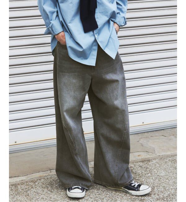 JOURNAL STANDARD「3D グレー 後染め キャノン パンツ」|デニム|グレー