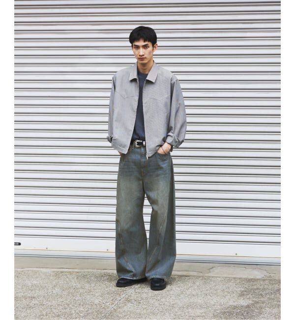 JOURNAL STANDARD「3D グレー 後染め キャノン パンツ」|デニム|