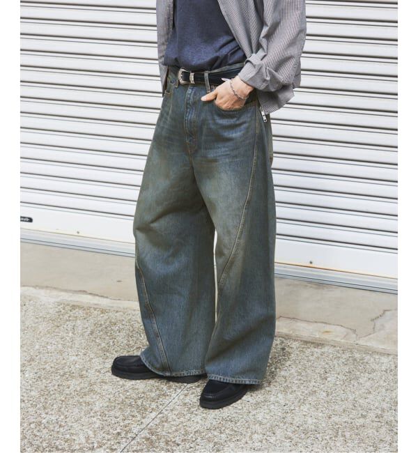 JOURNAL STANDARD「3D グレー 後染め キャノン パンツ」|デニム|