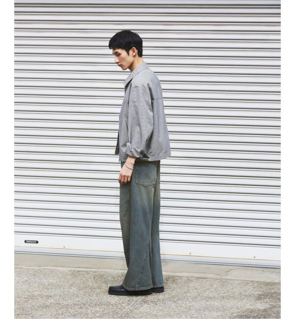 JOURNAL STANDARD「3D グレー 後染め キャノン パンツ」|デニム|