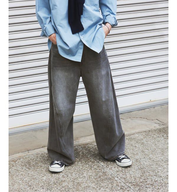 JOURNAL STANDARD「3D グレー 後染め キャノン パンツ」|デニム|