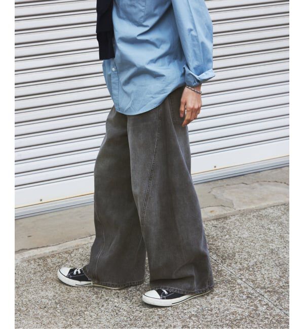 JOURNAL STANDARD「3D グレー 後染め キャノン パンツ」|デニム|