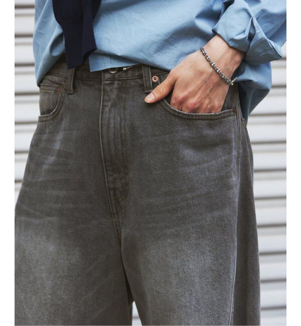 JOURNAL STANDARD「3D グレー 後染め キャノン パンツ」|デニム|