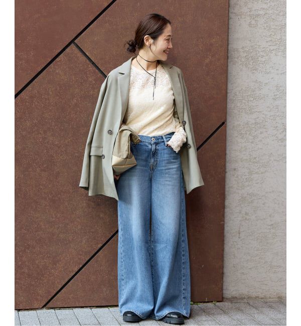 JOURNAL STANDARD「別注【NEEDBY heritage/ニードバイ ヘリテージ】REMI midrise wide flare」|デニム|