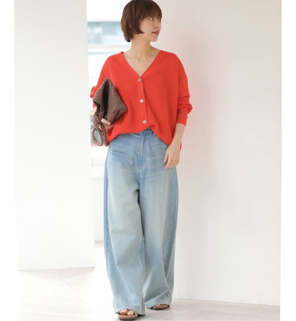 JOURNAL STANDARD relume「リネンミックスシアーVネックカーディガン」|カーディガン|