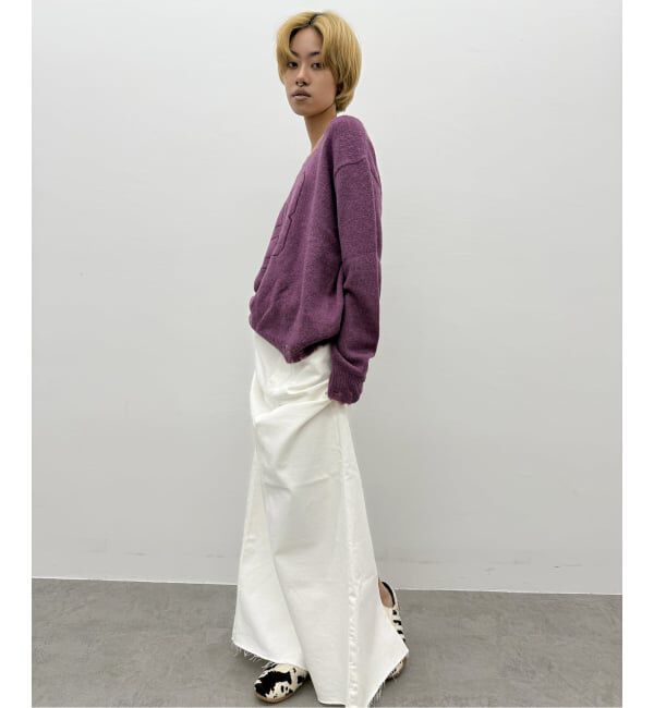 Oriens JOURNAL STANDARD「《追加》セルフカットロングデニムスカート」|スカート|