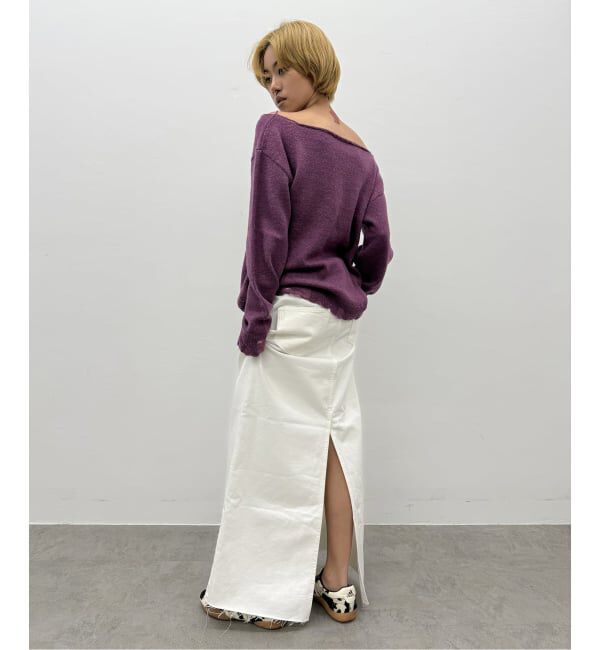 Oriens JOURNAL STANDARD「《追加》セルフカットロングデニムスカート」|スカート|