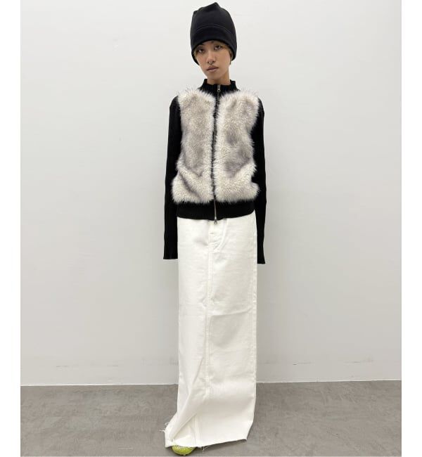 Oriens JOURNAL STANDARD「《追加》セルフカットロングデニムスカート」|スカート|