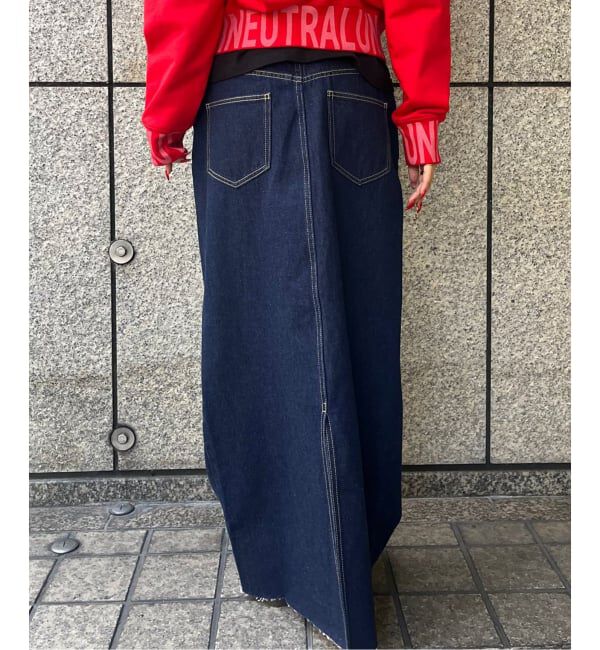 Oriens JOURNAL STANDARD「《追加》セルフカットロングデニムスカート」|スカート|