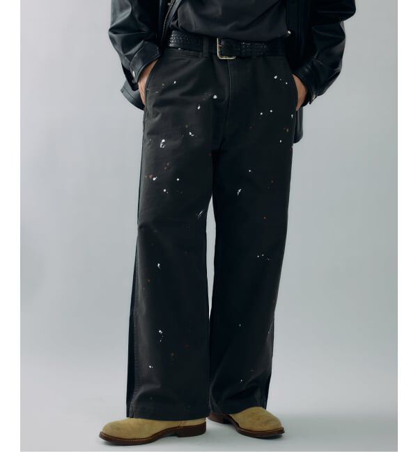 J.S.Homestead「J.S.Homestead / スプラッシュ ペイント ビッグ チノ パンツ」|チノ|